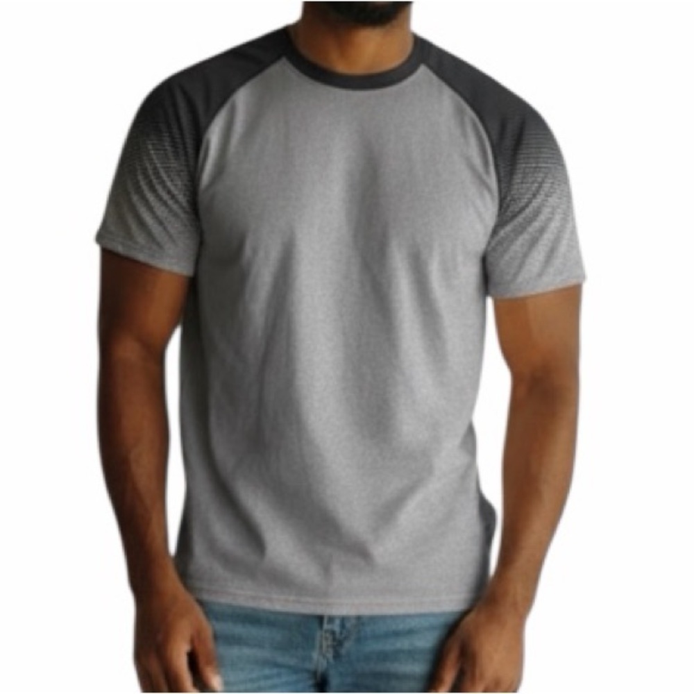 ~ Liberty Pro Athletics Dri-fit Tee Shirt Size L Gray Black
